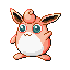 Wigglytuff front-facing sprite from Pokémon Emerald