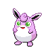 Wigglytuff shiny front-facing sprite from Pokémon SoulSilver