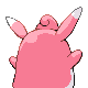 Wigglytuff back-facing sprite from Pokémon Platinum