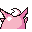 Wigglytuff back-facing sprite from Pokémon Red