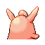 Wigglytuff back-facing sprite from Pokémon Sapphire