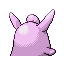 Wigglytuff shiny back-facing sprite from Pokémon Sapphire