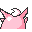 Wigglytuff back-facing sprite from Pokémon Yellow