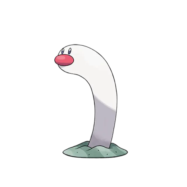 Wiglett, the Garden Eel Pokémon — Water-type Pokémon official artwork
