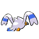 Wingull back-facing sprite from Pokémon Diamond