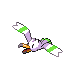 Wingull shiny front-facing sprite from Pokémon Diamond