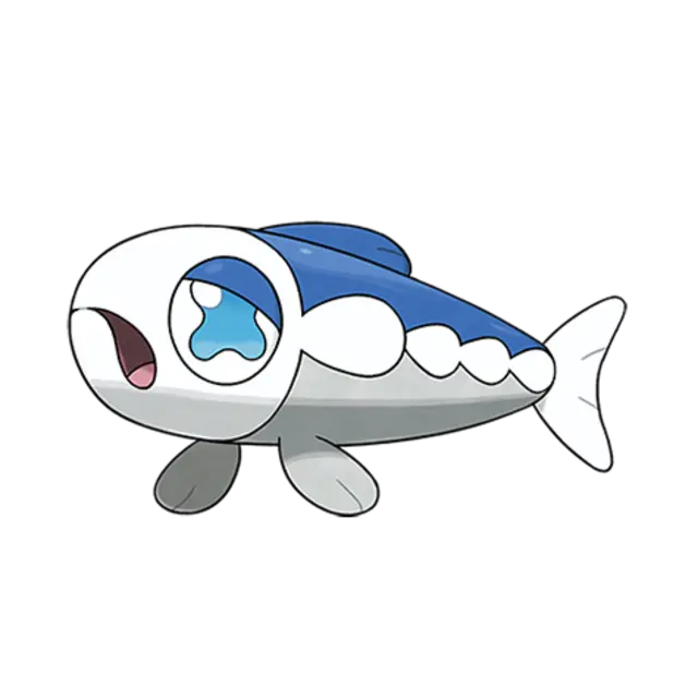 Wishiwashi, the Small Fry Pokémon — Water-type Pokémon official artwork