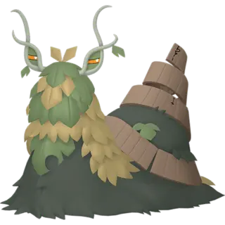 Wo Chien front-facing sprite from Pokémon Scarlet