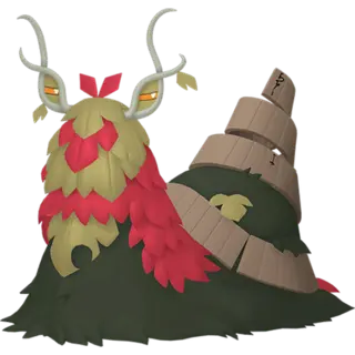 Wo Chien shiny front-facing sprite from Pokémon Scarlet
