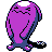 Wobbuffet shiny front-facing sprite from Pokémon Crystal
