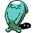 Wobbuffet front-facing sprite from Pokémon Gold