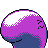 Wobbuffet shiny back-facing sprite from Pokémon Gold