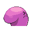 Wobbuffet shiny back-facing sprite from Pokémon Ruby