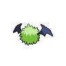 Woobat shiny back-facing sprite from Pokémon White 2