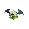 Woobat shiny front-facing sprite from Pokémon White 2