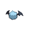 Woobat back-facing sprite from Pokémon Black