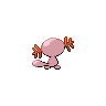 Wooper shiny back-facing sprite from Pokémon Black