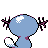 Wooper back-facing sprite from Pokémon Crystal