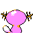 Wooper shiny back-facing sprite from Pokémon Crystal