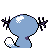 Wooper back-facing sprite from Pokémon Gold