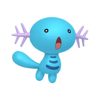 Wooper front-facing sprite from Pokémon Violet