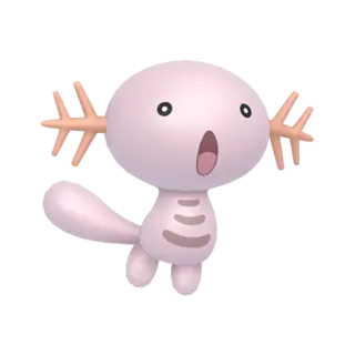 Wooper shiny front-facing sprite from Pokémon Violet