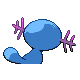 Wooper back-facing sprite from Pokémon Platinum