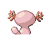 Wooper shiny back-facing sprite from Pokémon Ruby