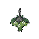 Wormadam front-facing sprite from Pokémon Pearl