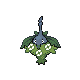 Wormadam shiny front-facing sprite from Pokémon Pearl