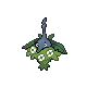 Wormadam shiny front-facing sprite from Pokémon HeartGold