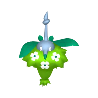 Wormadam shiny front-facing sprite from Pokémon Shining Pearl