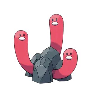 Wugtrio official artwork