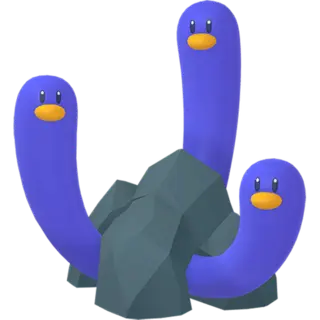 Wugtrio shiny front-facing sprite from Pokémon Scarlet