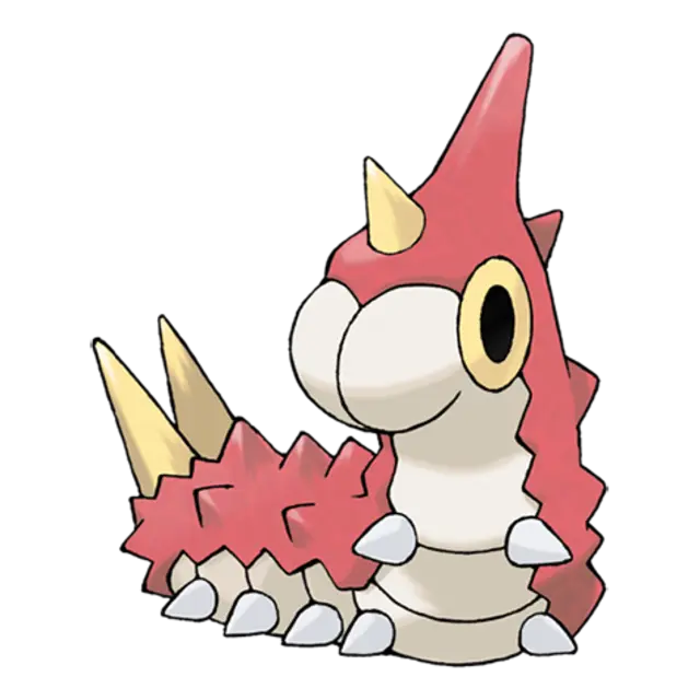 Wurmple, the Worm Pokémon — Bug-type Pokémon official artwork