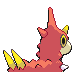 Wurmple back-facing sprite from Pokémon Diamond