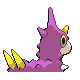 Wurmple shiny back-facing sprite from Pokémon Diamond