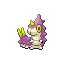 Wurmple shiny front-facing sprite from Pokémon Emerald