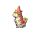 Wurmple front-facing sprite from Pokémon SoulSilver