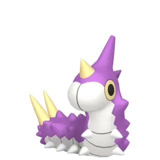 Wurmple shiny front-facing sprite from Pokémon Omega Ruby