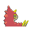 Wurmple back-facing sprite from Pokémon Sapphire