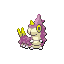 Wurmple shiny front-facing sprite from Pokémon Sapphire