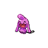 Wynaut shiny front-facing sprite from Pokémon White