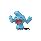 Wynaut front-facing sprite from Pokémon Pearl