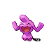 Wynaut shiny front-facing sprite from Pokémon Pearl