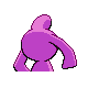 Wynaut shiny back-facing sprite from Pokémon HeartGold