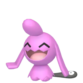 Wynaut shiny front-facing sprite from Pokémon Shield