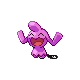 Wynaut shiny front-facing sprite from Pokémon Platinum