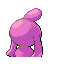 Wynaut shiny back-facing sprite from Pokémon Sapphire