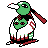 Xatu front-facing sprite from Pokémon Crystal